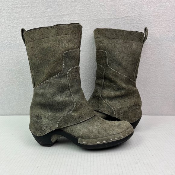 Merrell Drizzle Mid Calf Boots Gray Suede Size:8 Waterproof - Picture 12 of 15